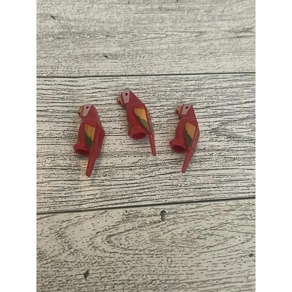 LEGO Minifigure Animal-Parrot Bird Lot Of 3 - Picture 2 of 4